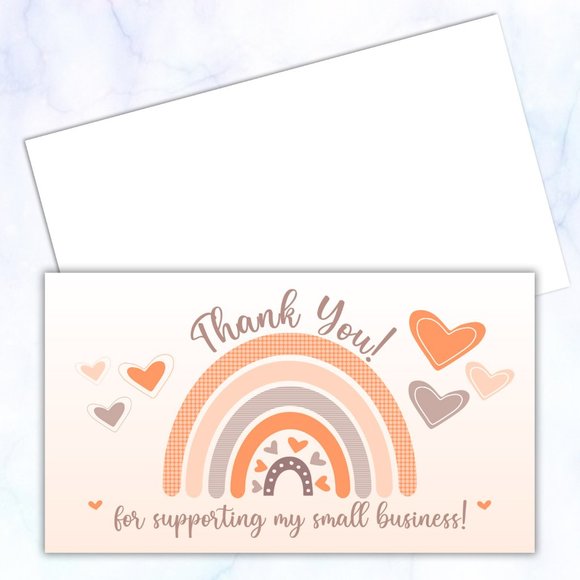 100 Thank You Cards - Picture 2 of 4